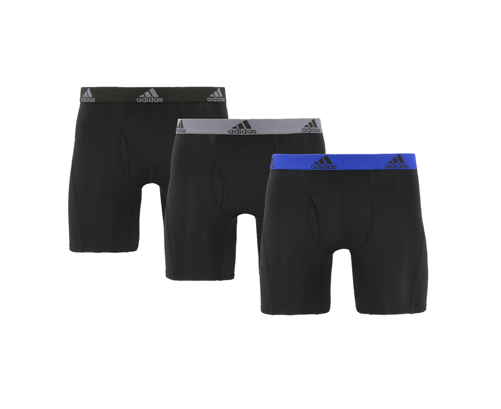 adidas Climalite Relaxed Boxer Brief Underwear 3 Pack Black
