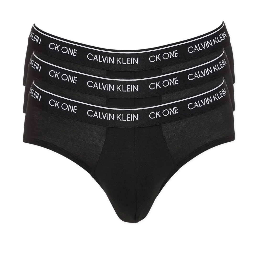 Calvin Klein Men's CK One Cotton Hipster Briefs - Black