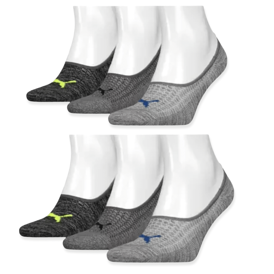 Puma No Show Liner Socks Summer Socks 6 Pairs Low Cut Loafer