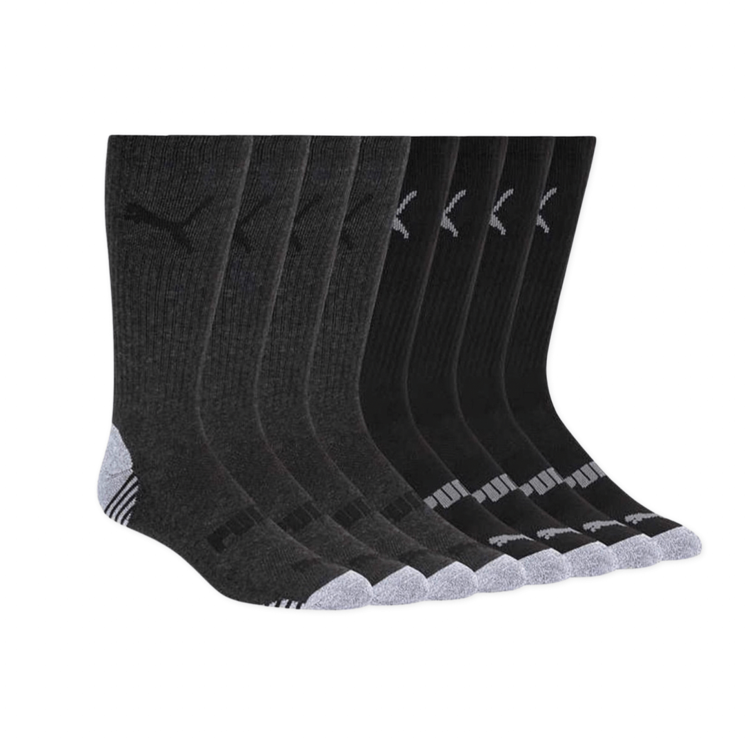 Puma Men's Crew Sock 8 pair Black