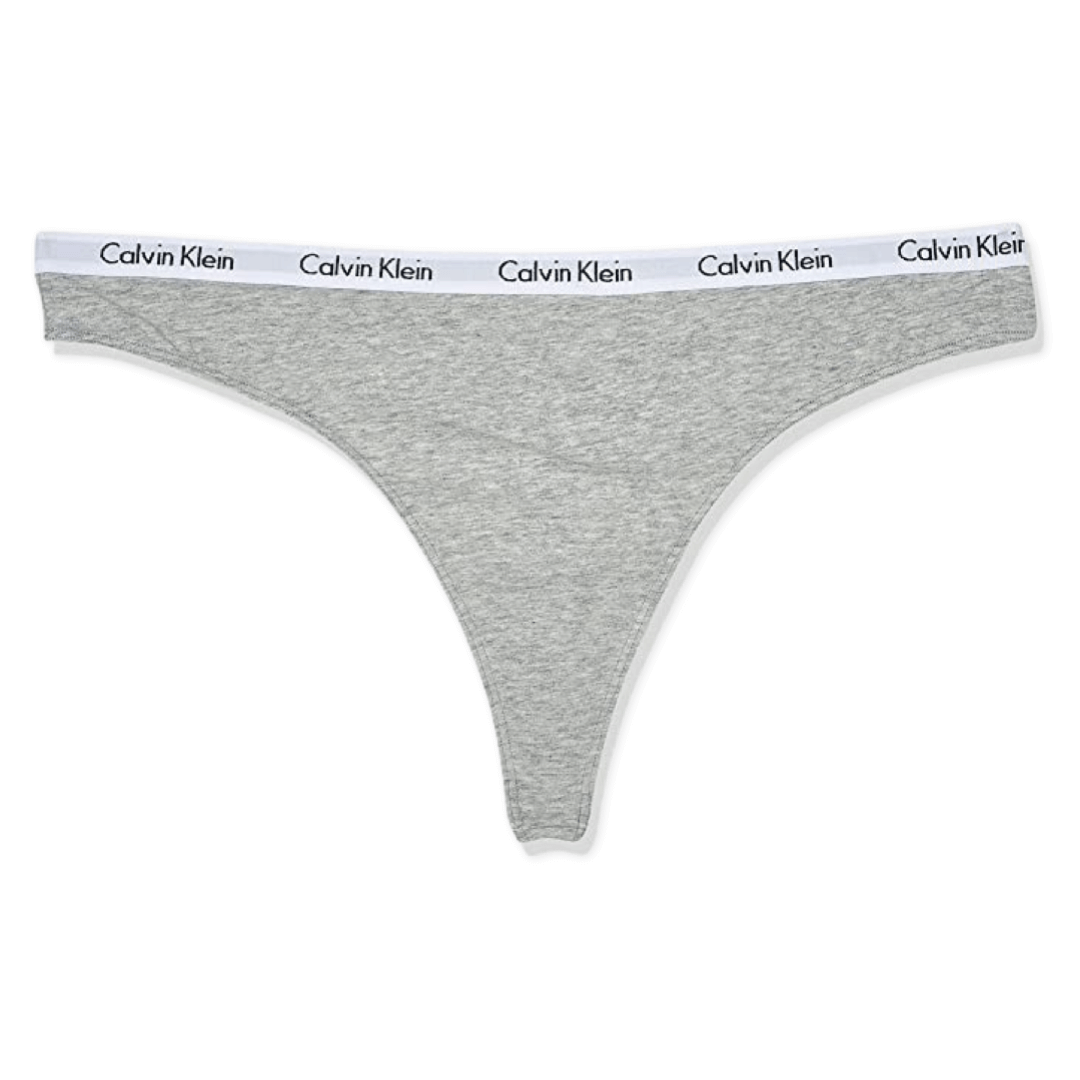 Calvin Klein Women's Carousel Thong - Grey Heather