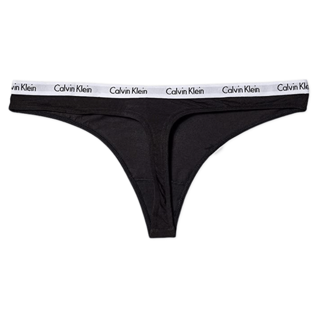 Calvin Klein Women's Carousel Thong - Black