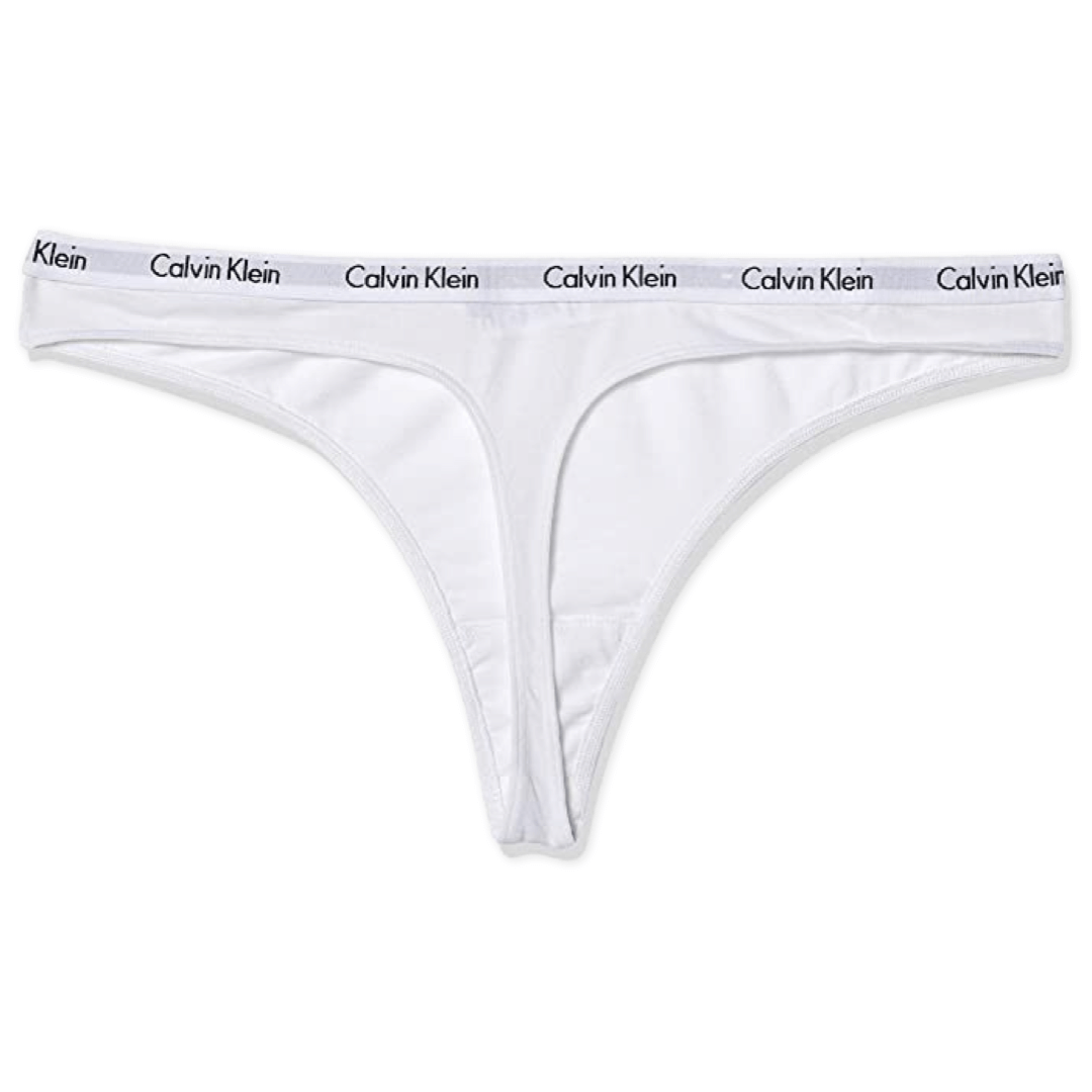 Calvin Klein Women's Carousel Thong - White