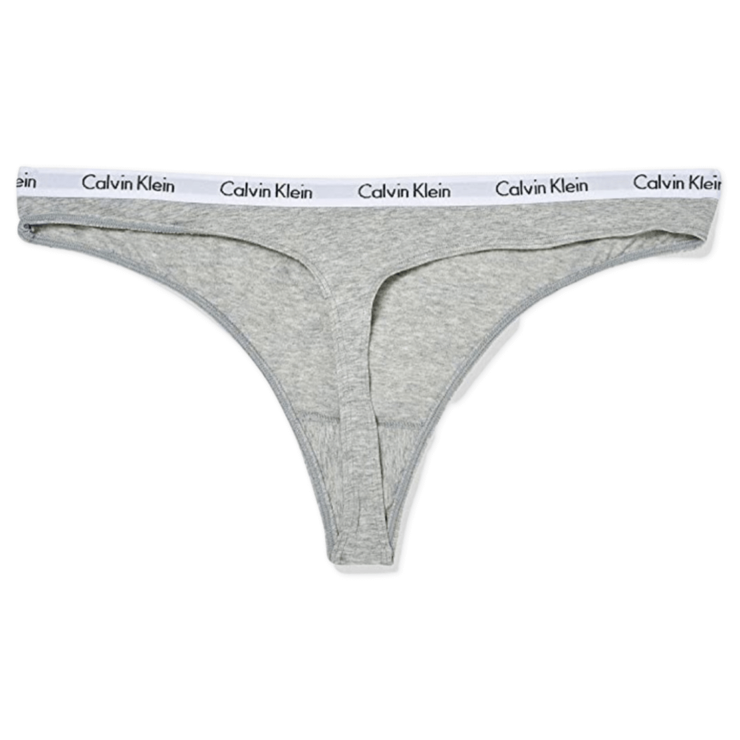 Calvin Klein Women's Carousel Thong - Grey Heather