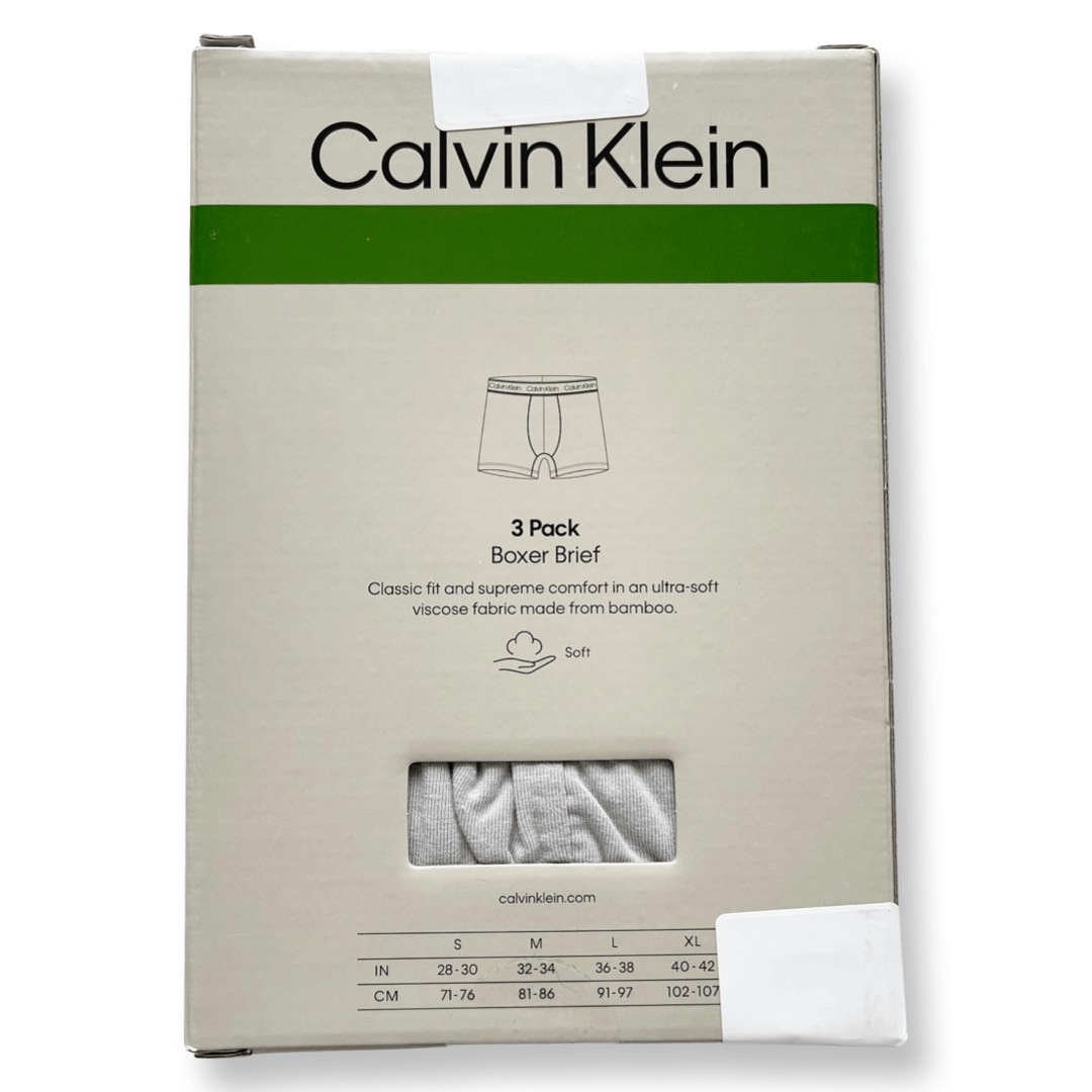 Calvin Klein Men's Bamboo The Ultimate Comfort Boxer Briefs Underwear 3-Pack