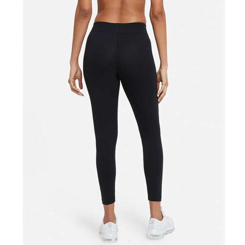 Nike Women's Sportswear Essential 7/8 Mid Rise Leggings - Black/White
