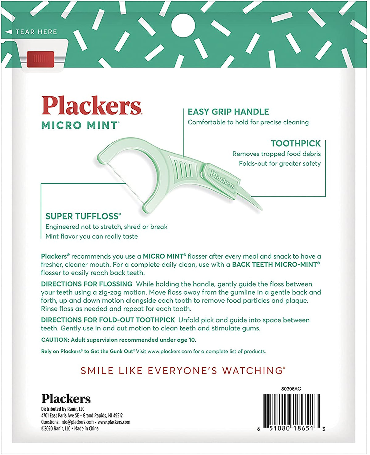 Plackers Micro Mint Flossers