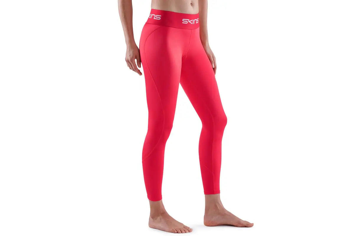 SKINS Women's 1-Series Compression Long Tights Red