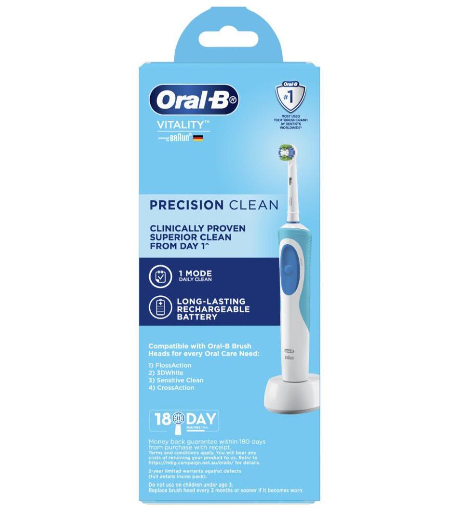 Oral-B Vitality Precision Clean Electric Toothbrush 2 Pack