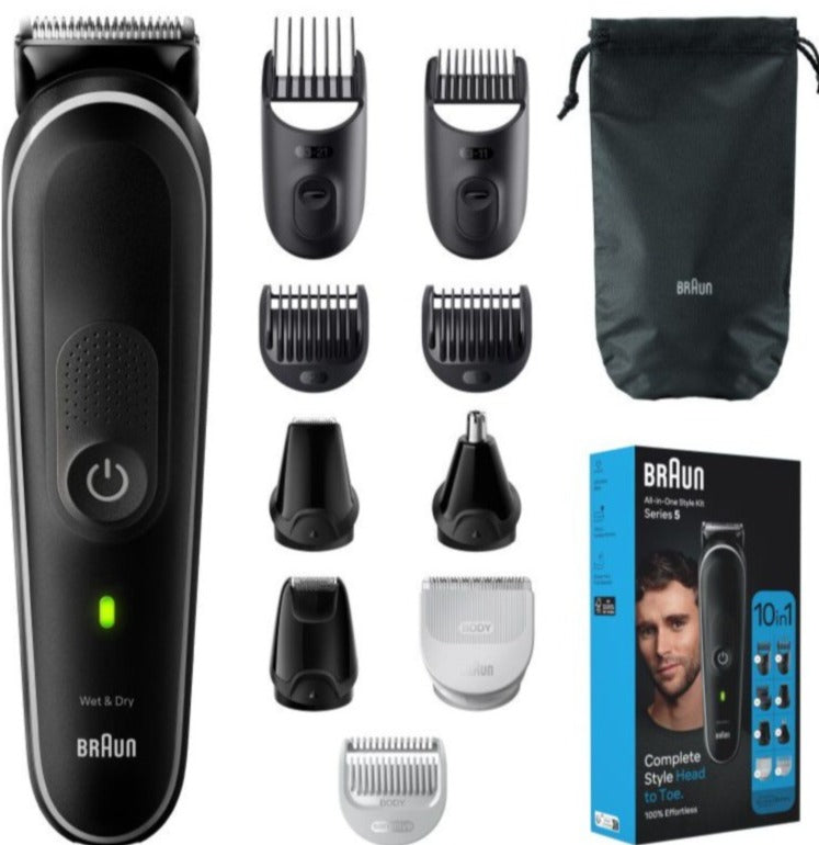 Braun Series 5 10-in-1 All-in-One Waterproof Style Grooming Kit