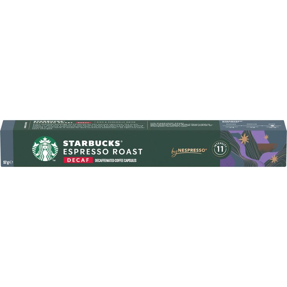 Starbucks By Nespresso Decaf Espresso Roast Coffee Pods Capsules 100 Pack