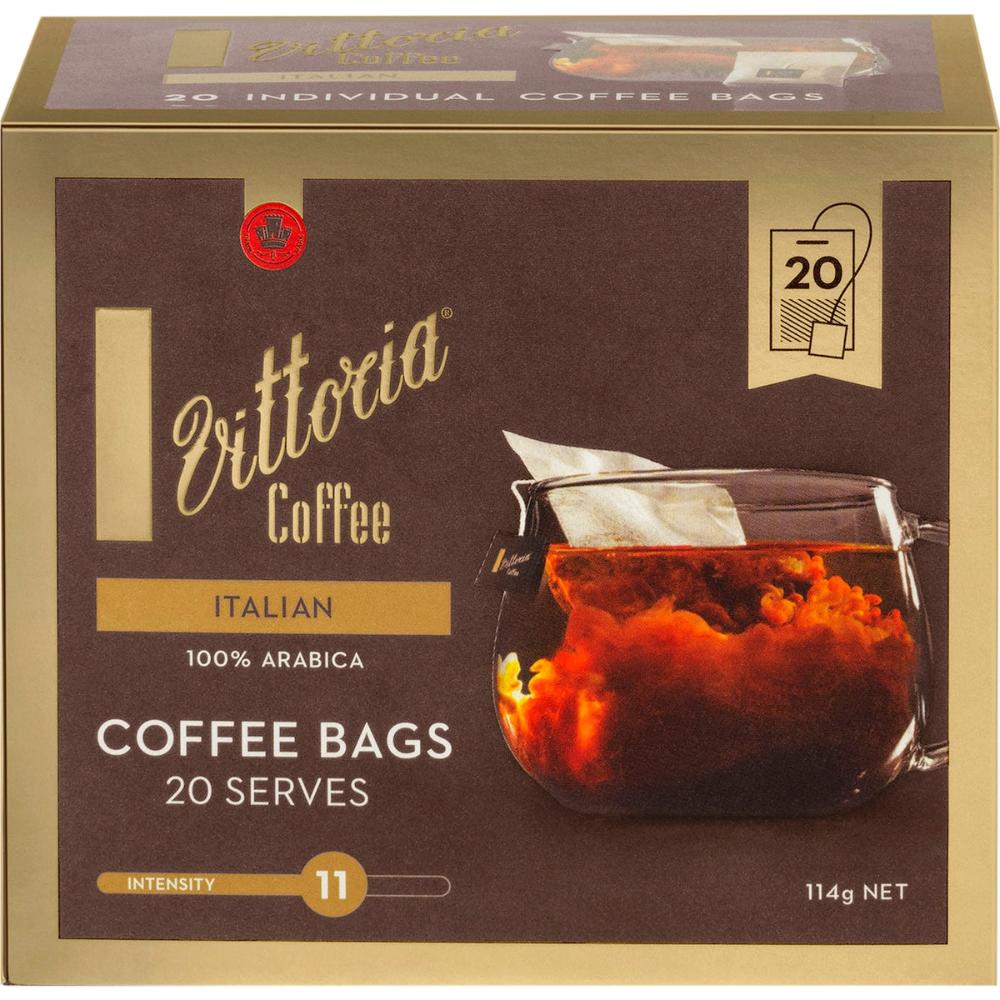 Vittoria Coffee Bags Italian 60 Pack