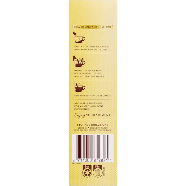 Moccona Coffee Sachets Strong Cappuccino 50 Pack