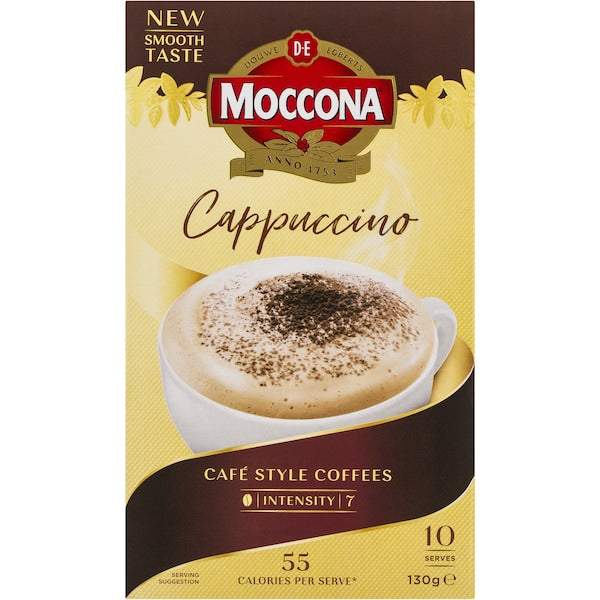 Moccona Coffee Sachets Cappuccino 100 Pack