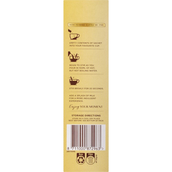 Moccona Double Shot Latte Coffee Sachets 10 Pack