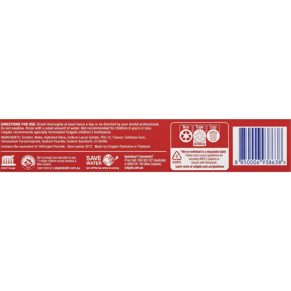5 x Colgate Cavity Protection Toothpaste Blue Minty Gel For Cavity 165g