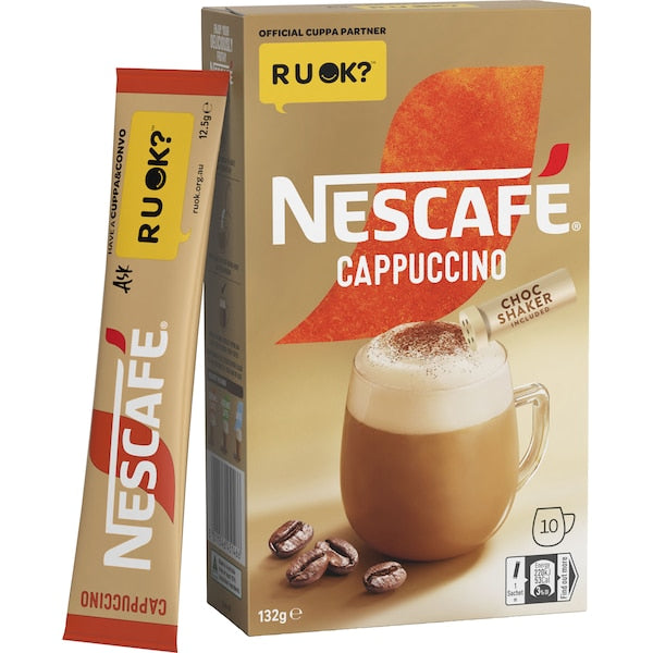 Nescafe Cappuccino Coffee Sachets 100 Pack