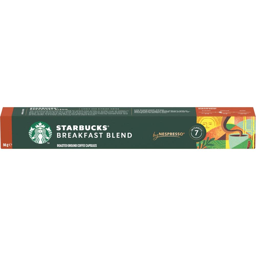 Starbucks By Nespresso Breakfast Blend Coffee Pods Capsules 50 Pack