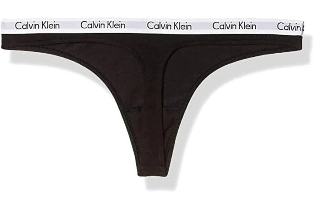 Calvin Klein Women's Signature Cotton 7 Pack Thong Underwear - Black/White/Grey