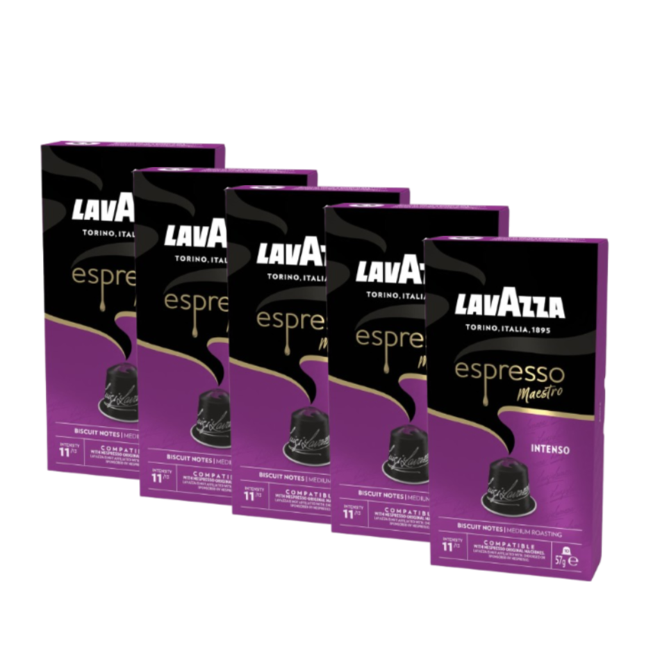 Lavazza Espresso Intenso Nespresso Compatible Coffee Pods 50 Pack