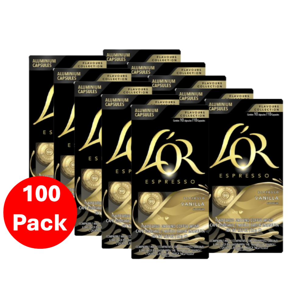 L'or Espresso Vanilla Capsules 100 Pack