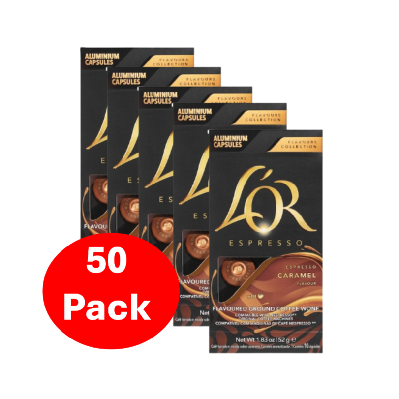 L'or Espresso Caramel Capsules 50 Pack
