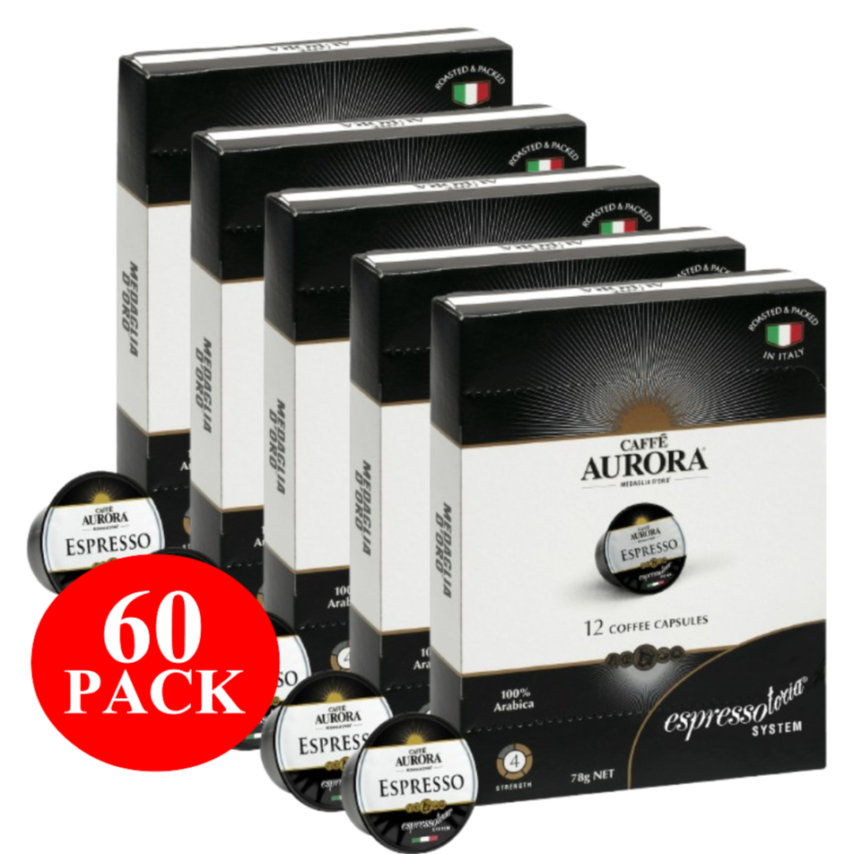 Caffe Aurora Coffee Capsules Caffe Aurora Espresso 60 Pack