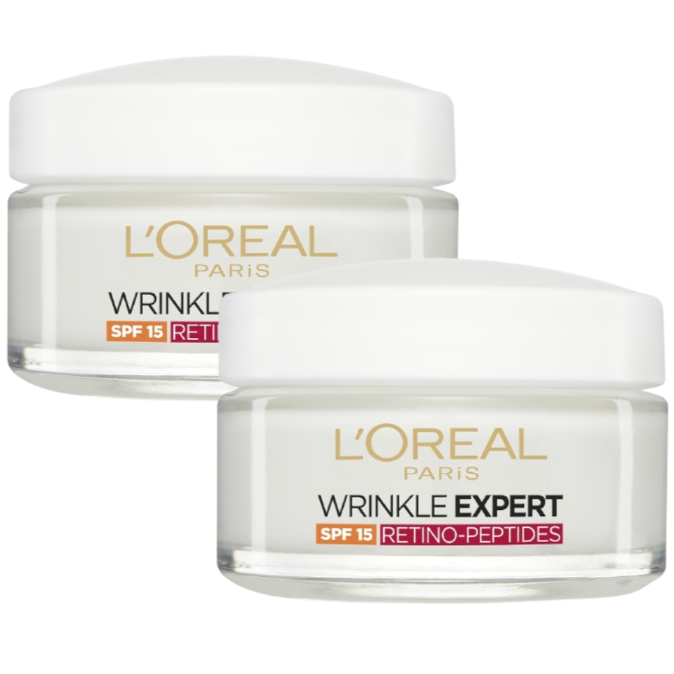 2 x L'oreal Paris Wrinkle Expert Spf15 Cream 45+ 50ml