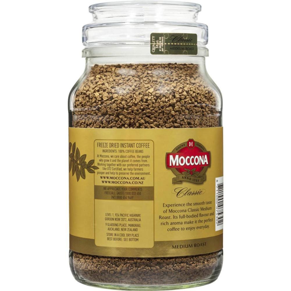 Moccona Freeze Dried Instant Coffee Classic Medium Roast 400g