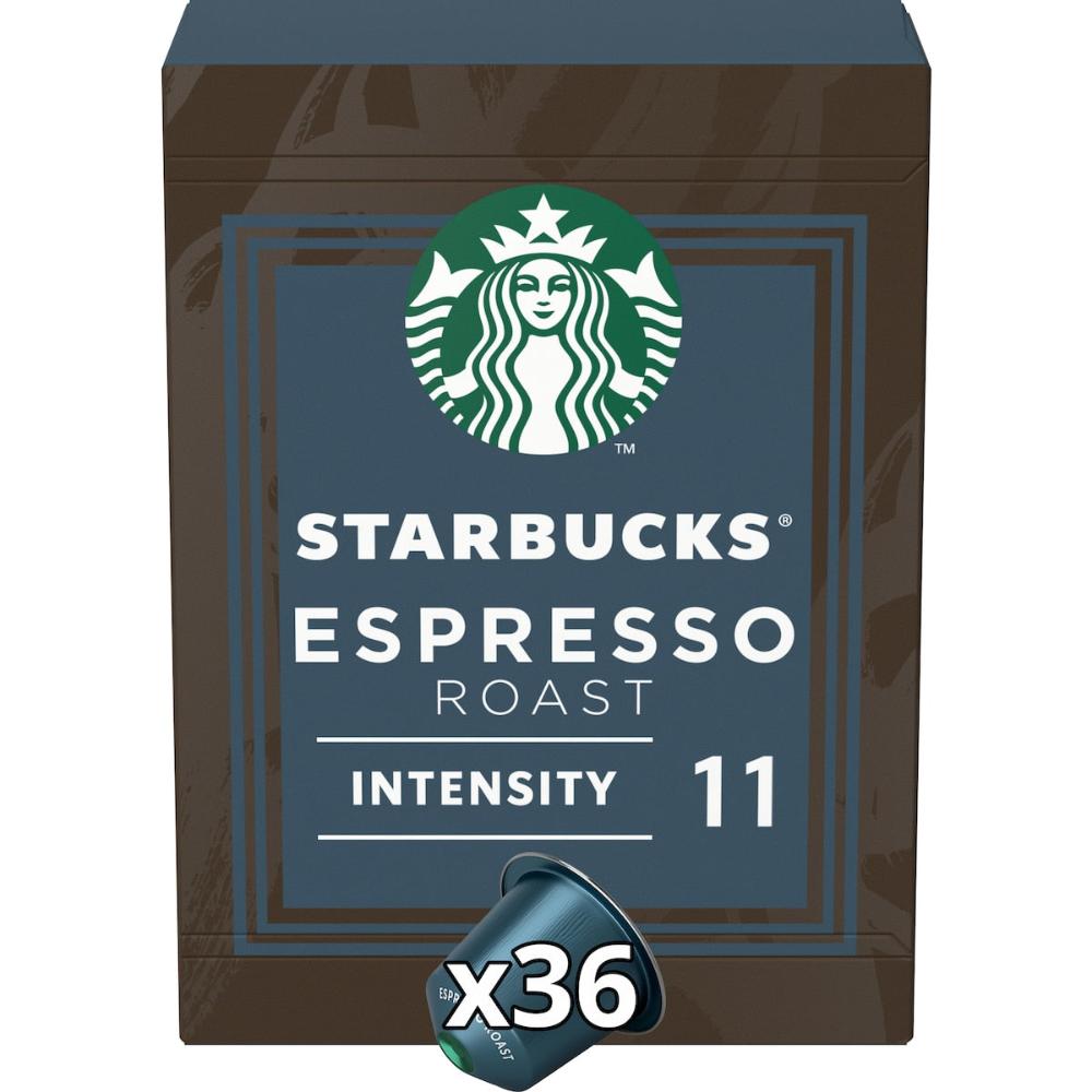 Starbucks By Nespresso Espresso Roast Coffee Pods Capsules 36 Pack