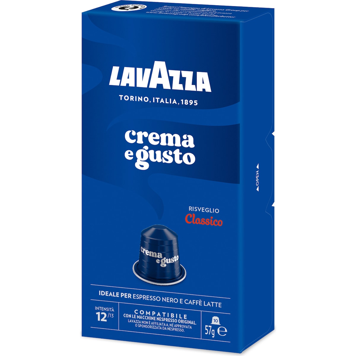 Lavazza Crema E Gusto Nespresso Compatible Coffee Pods 100 Pack