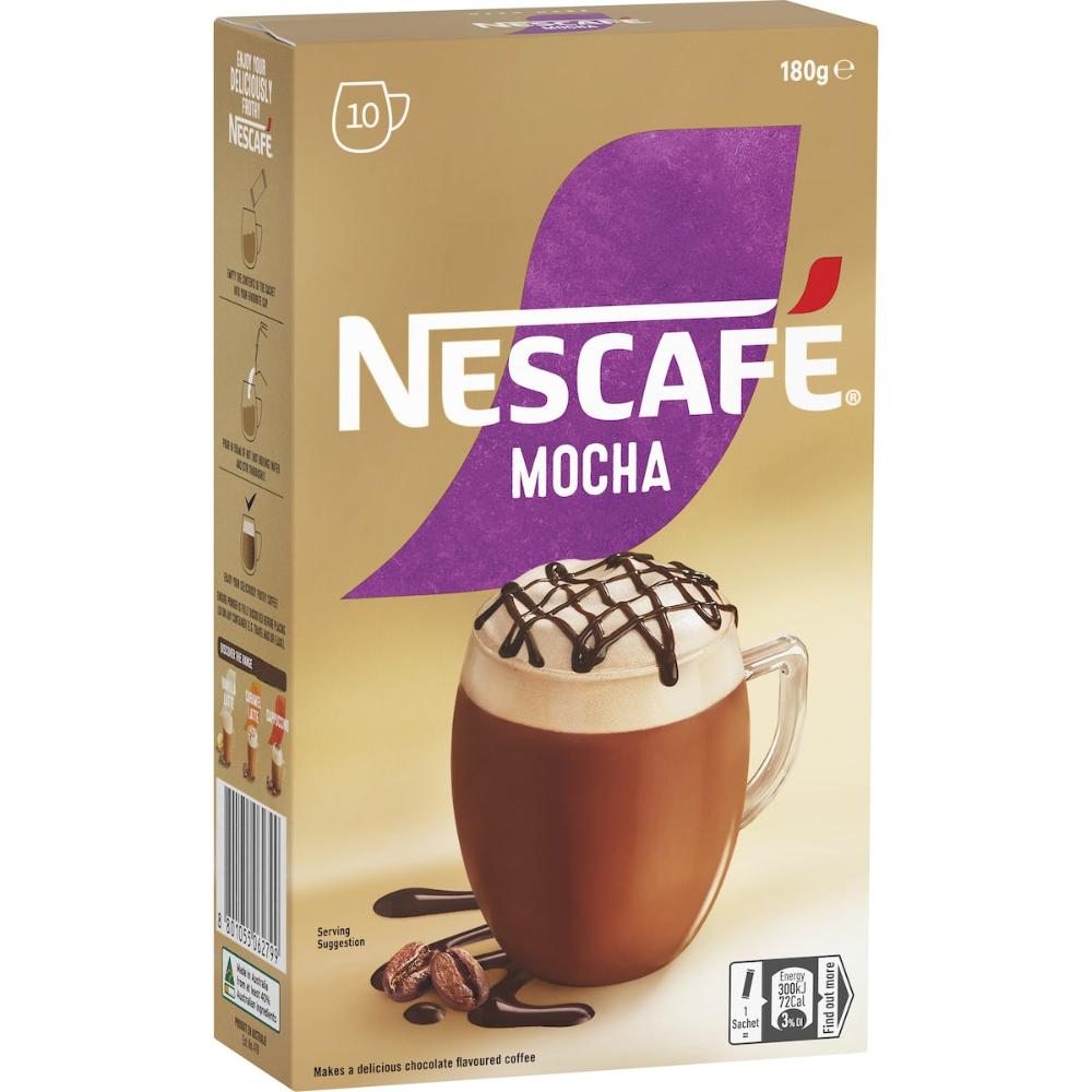 Nescafe Mocha Coffee Sachets 100 Pack