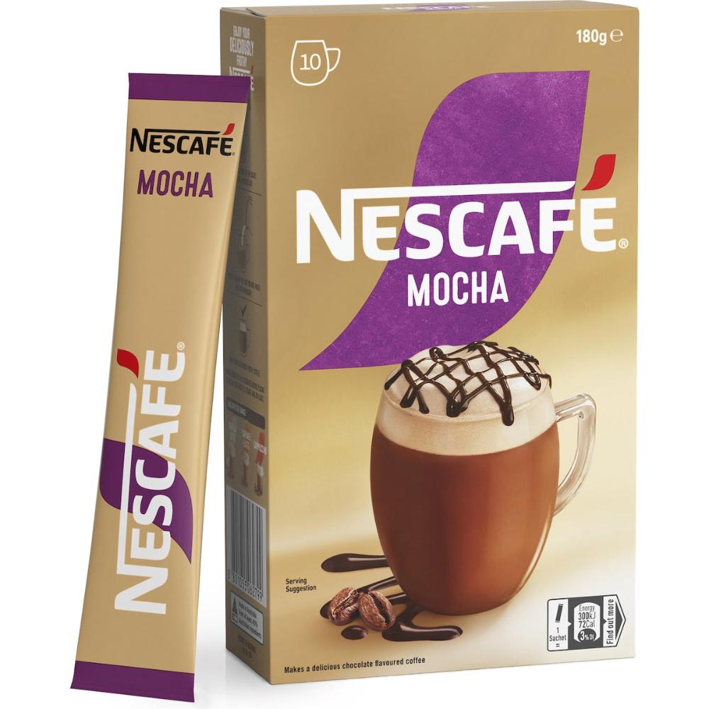Nescafe Mocha Coffee Sachets 100 Pack