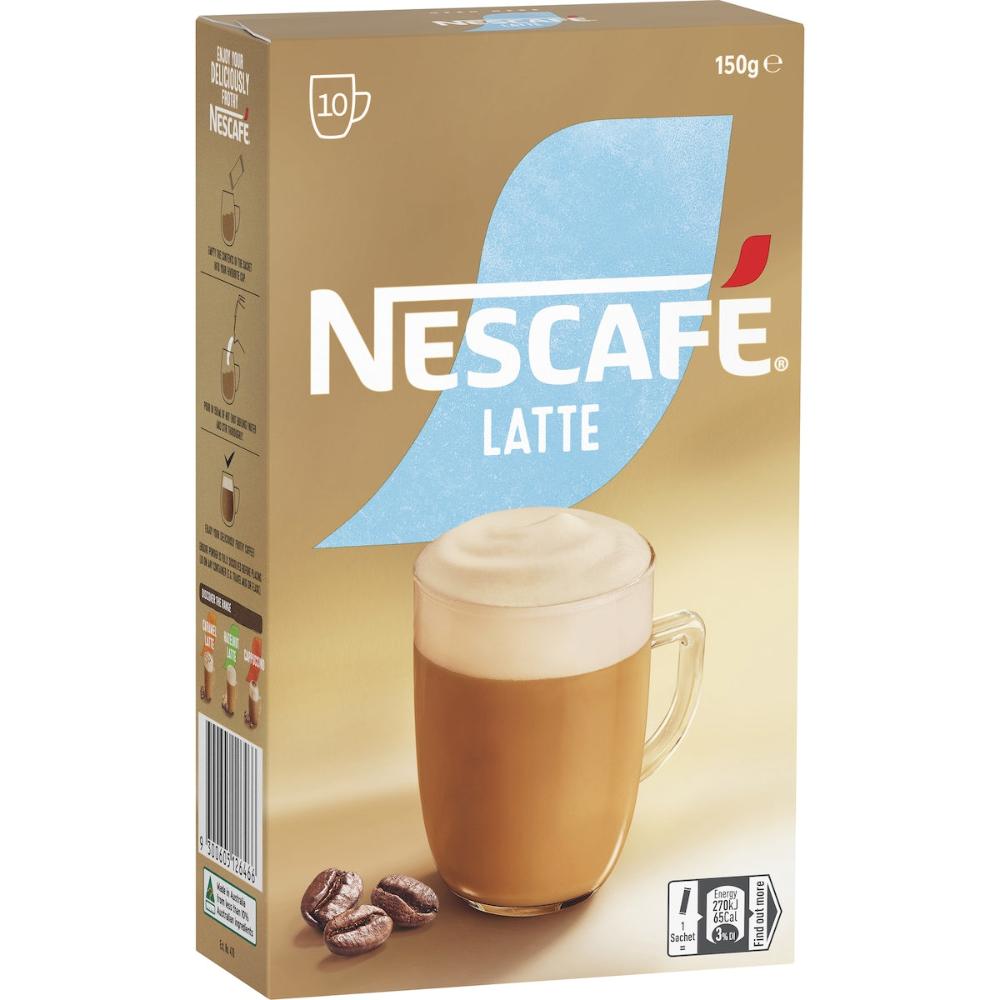 Nescafe Latte Coffee Sachets 100 Pack