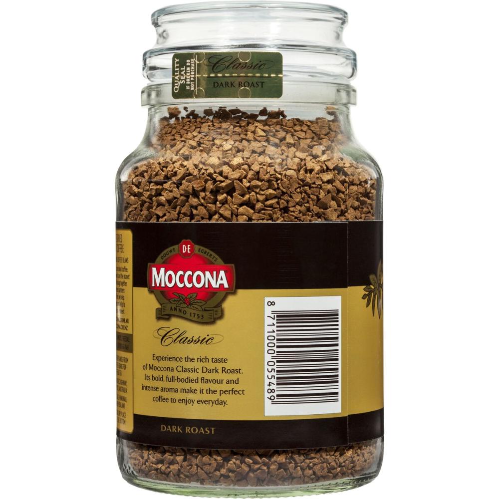 3 x Moccona Freeze Dried Instant Coffee Classic Dark Roast 200g