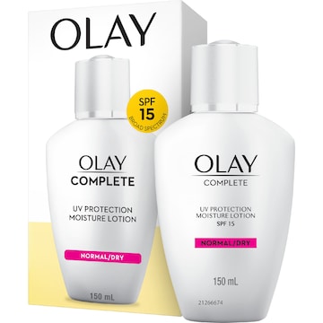 2 x Olay Complete UV Protection Moisturiser Cream SPF 15 150mL