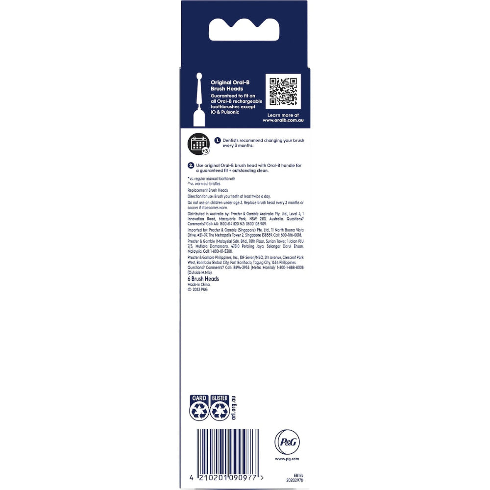 Oral-B Sensitive Clean Extra Soft Bristle Head Refill 12 Pack