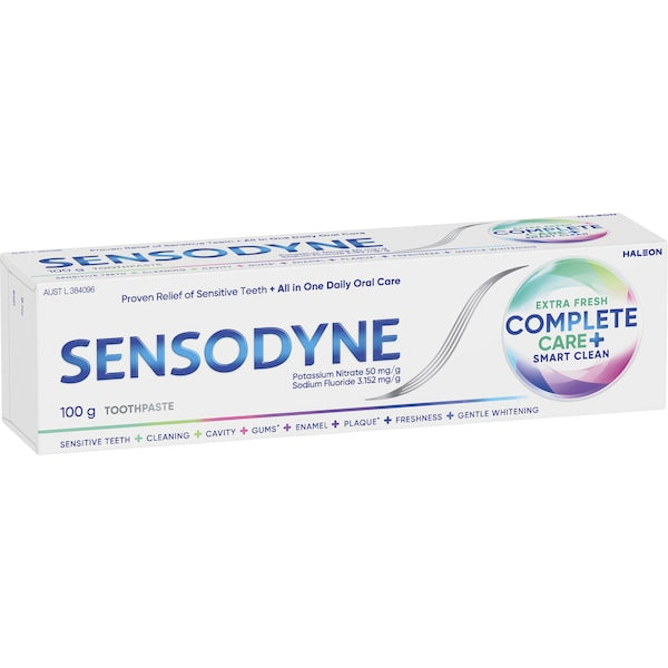 3 x Sensodyne Complete Care Extra Fresh Sensitivity Toothpaste 100g