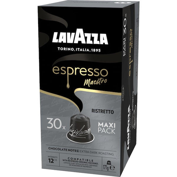 Lavazza Espresso Ristretto Nespresso Compatible Coffee Pods 90 Pack