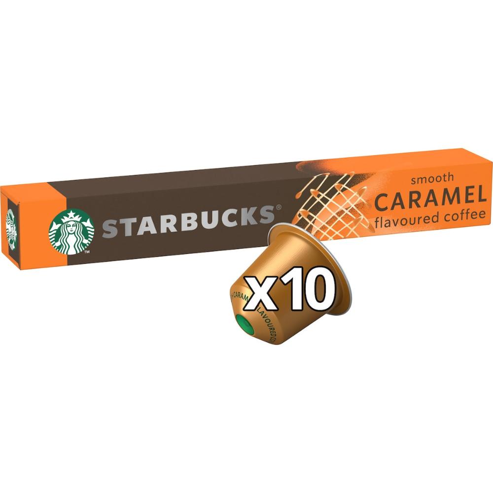 Starbucks By Nespresso Smooth Caramel Flavoured Coffee Pods Capsules 100 Pack
