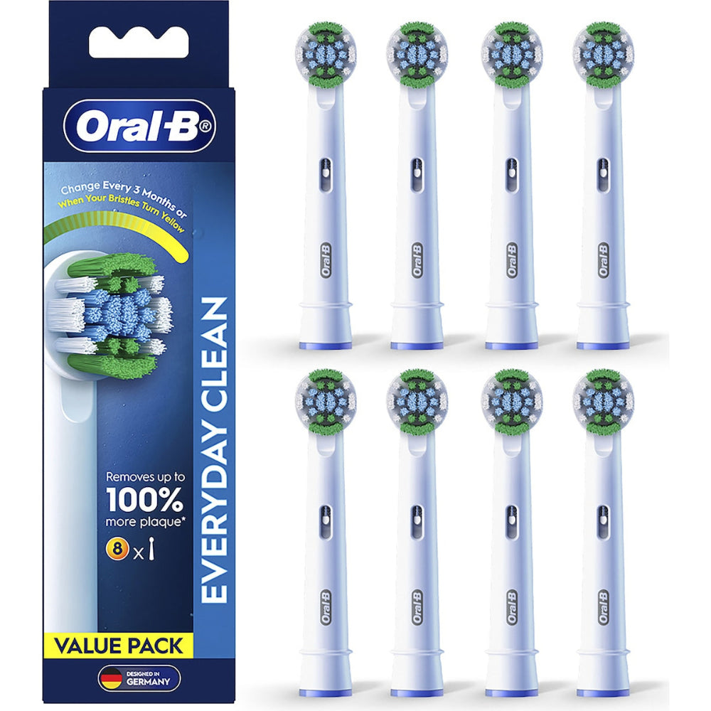 Oral-B Everyday Clean Electric Toothbrush Replacement Heads 8 pack