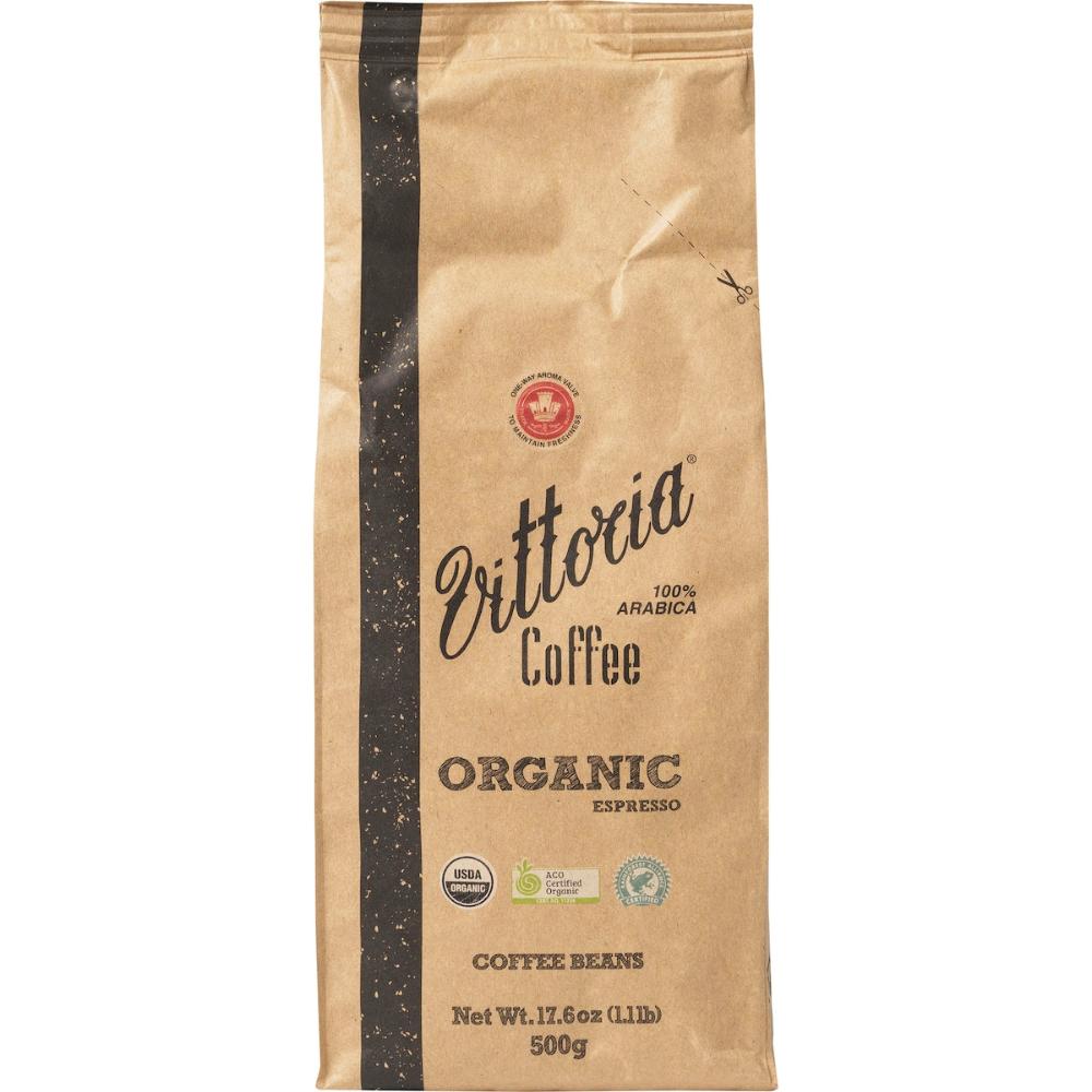 3 x Vittoria Organic Coffee Beans 500g