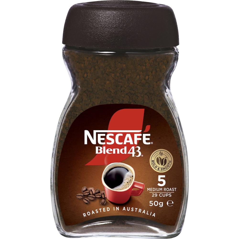 3 x Nescafe Blend 43 Instant Coffee 50g