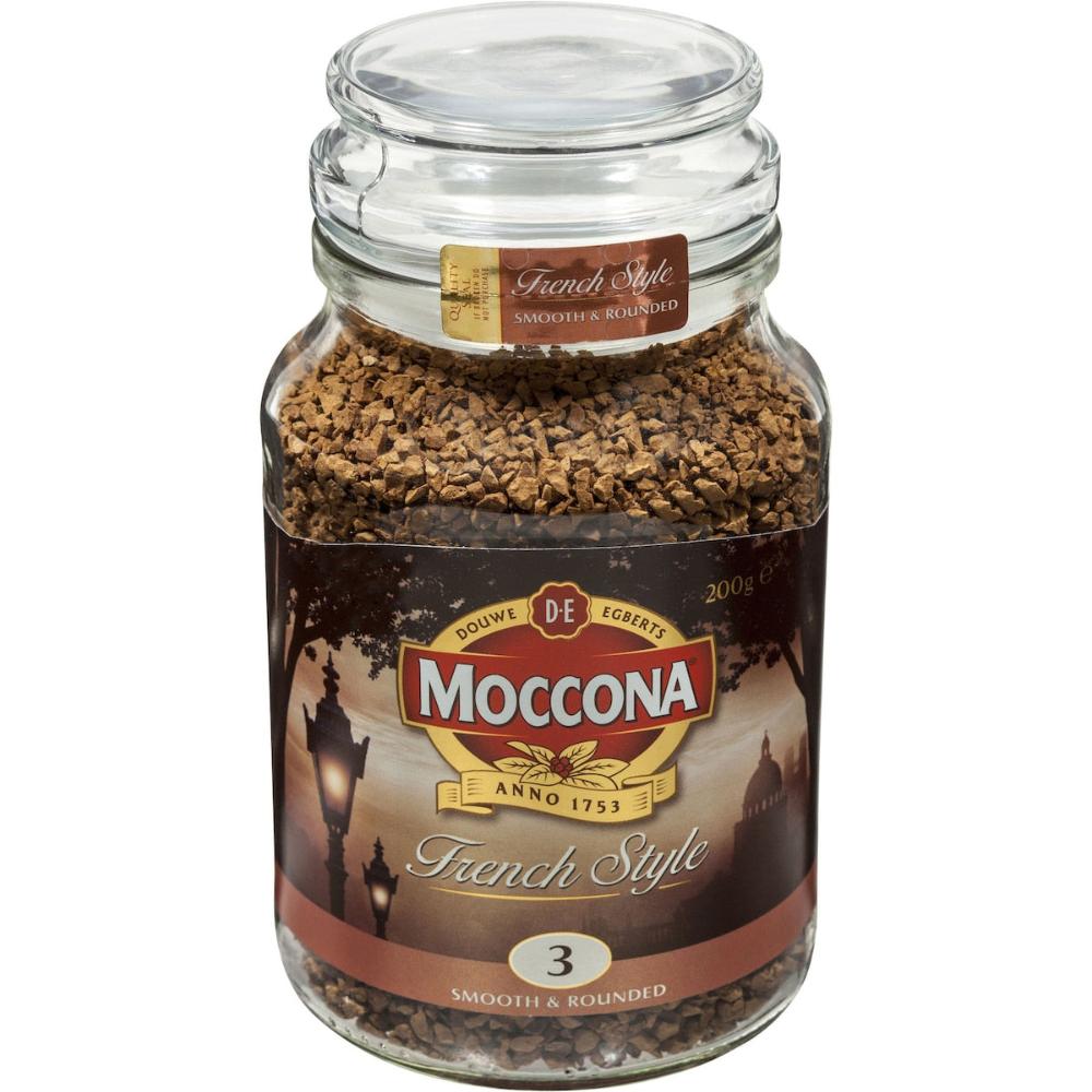 3 x Moccona Freeze Dried Instant Coffee French Style 200g