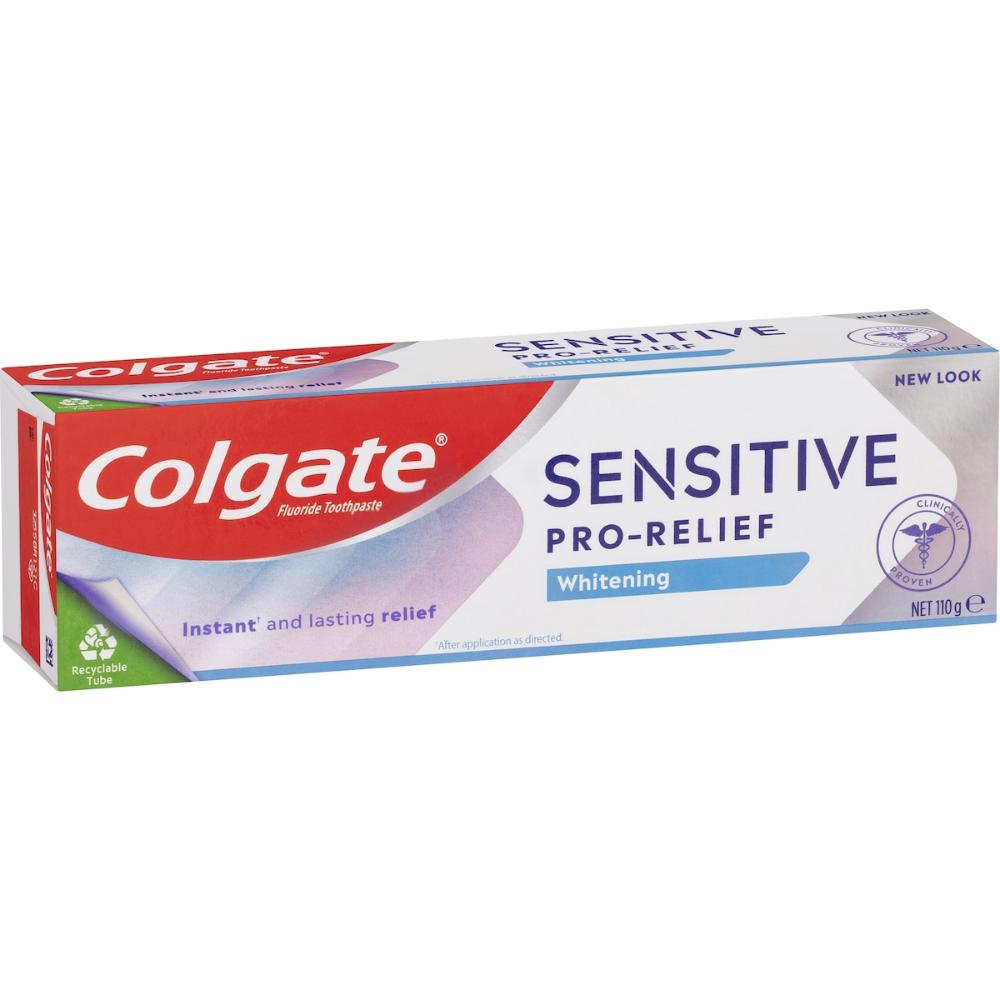 5 x Colgate Sensitive Toothpaste Pro-relief Whitening 110g