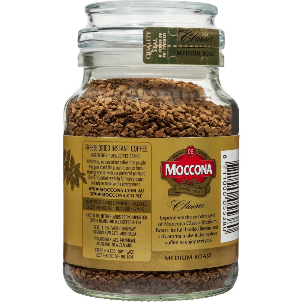 3 x Moccona Freeze Dried Instant Coffee Classic Medium Roast 100g
