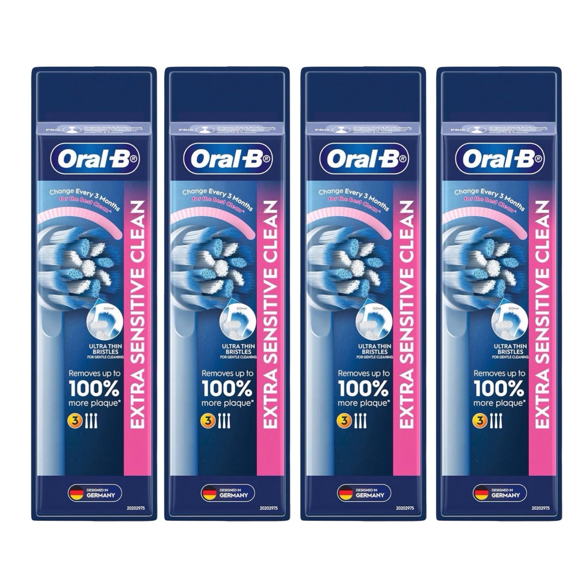 Oral-B Extra Sensitive Replacement Brush Heads Refills 12 Pack
