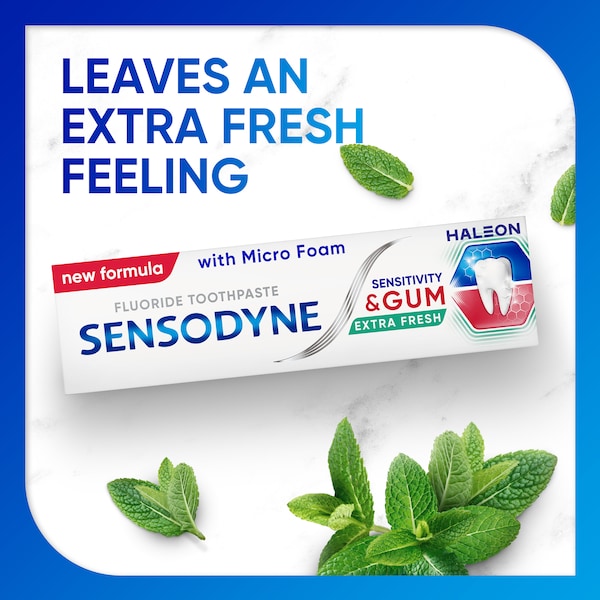 5 x Sensodyne Sensitivty & Gum Toothpaste Extra Fresh 100g