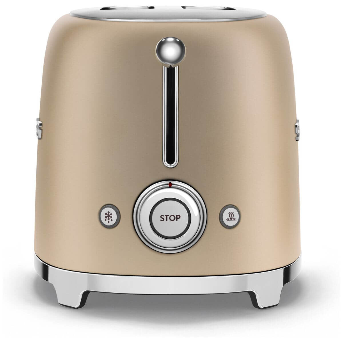 SMEG 50s Style 2 Slice Toaster - Matte Champagne