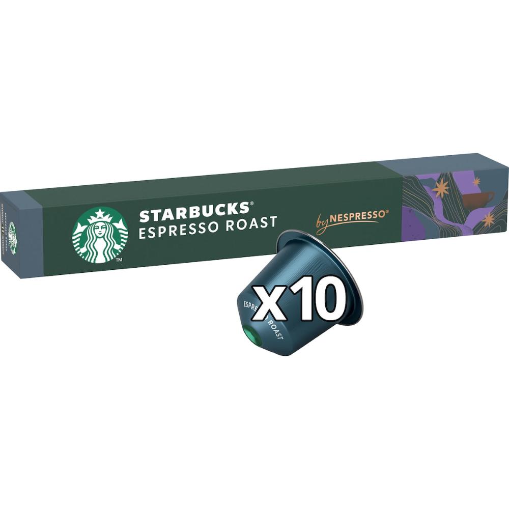 Starbucks By Nespresso Espresso Roast Coffee Pods Capsules 100 Pack